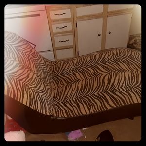Zebra print couch Chair